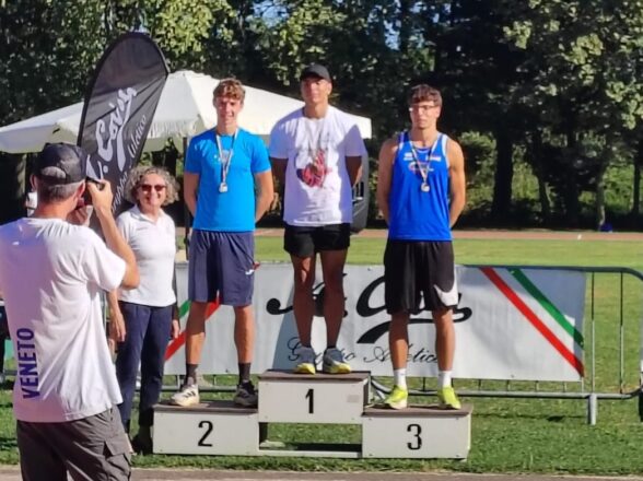 CAREGNATO SECONDO AI REGIONALI JUNIORES, APV A PODIO CON TRE ATLETI