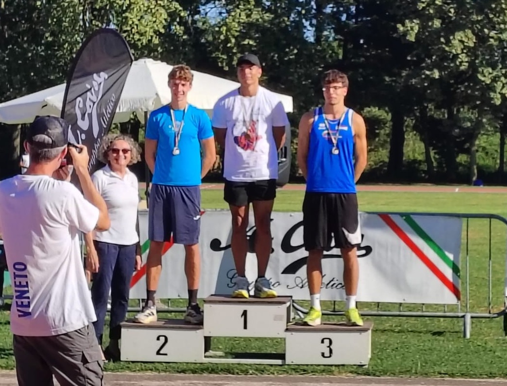 CAREGNATO SECONDO AI REGIONALI JUNIORES, APV A PODIO CON TRE ATLETI
